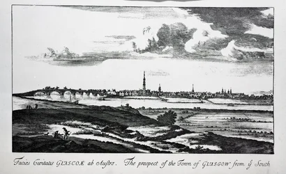 The Prospect of the Town of Glasgow from ye South, från 